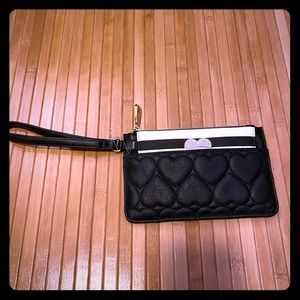 Betsey Johnson Wristlet with removeable pouch